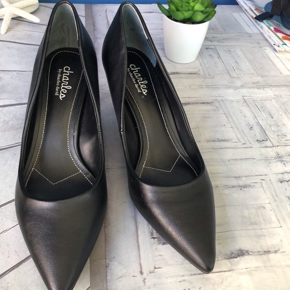 Charles by Charles David Black Heels - Picture 1 of 8